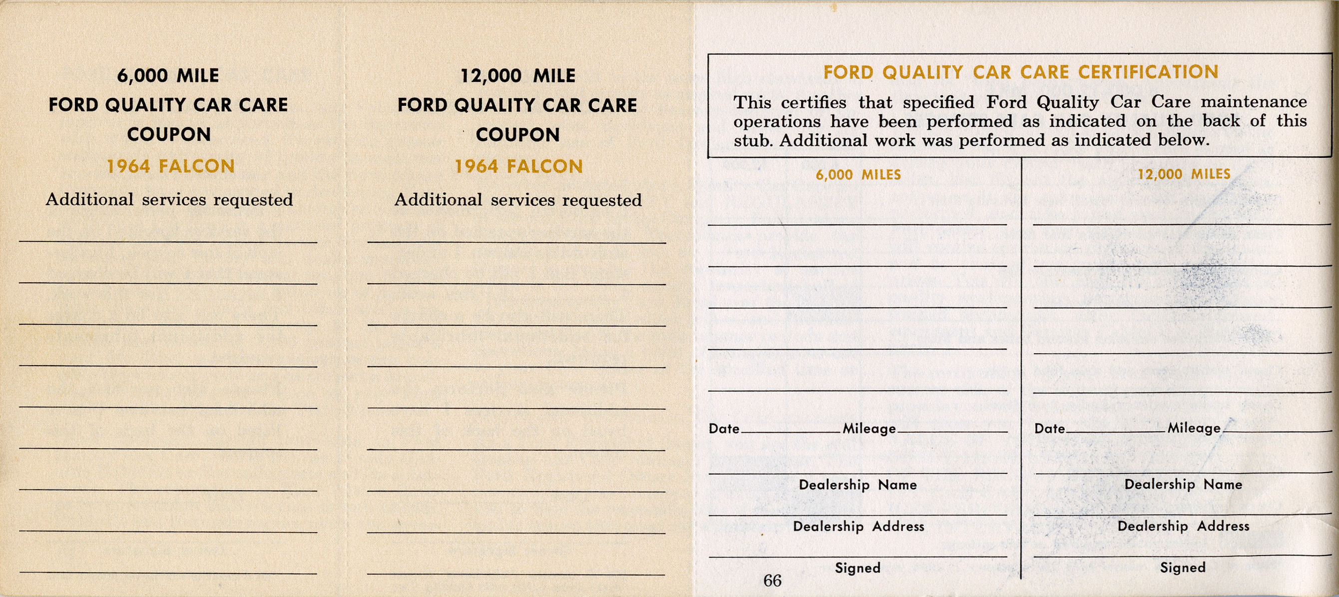 1964 Ford Falcon Owners Manual Page 23